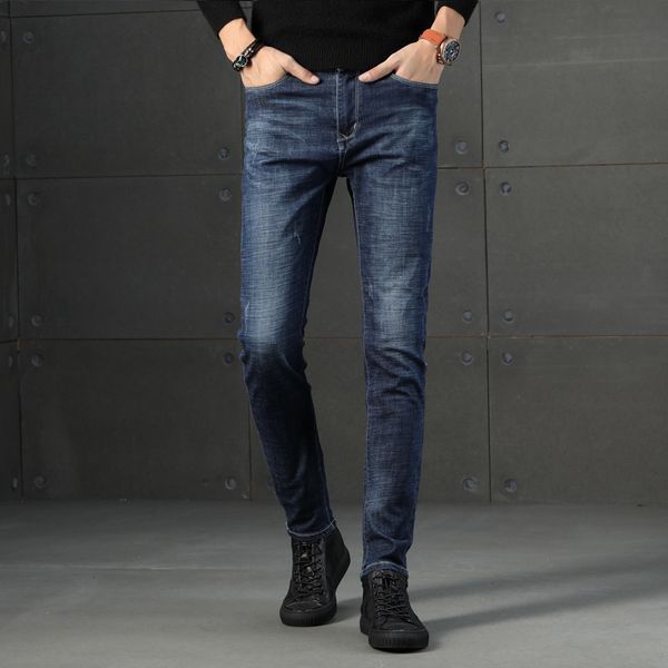 

men's jeans in spring and summer of 2021, Blue