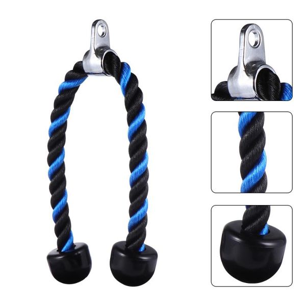 

resistance bands heavy triceps rope fitness gym bodybuilding cable dual grip tricep device
