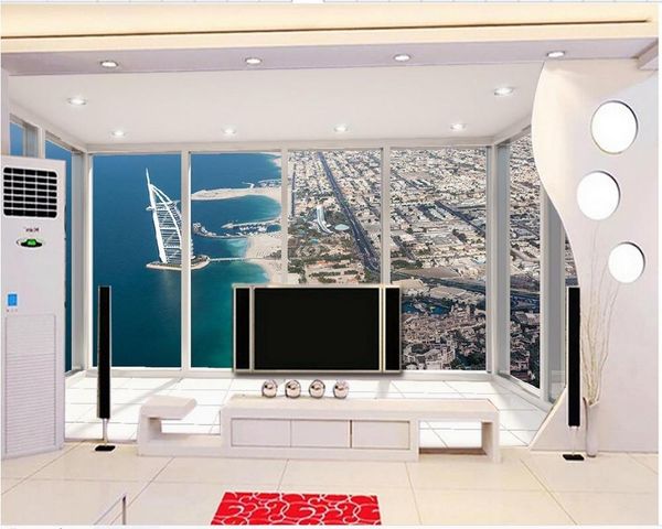 

wallpapers 3d landscape wallpaper dubai el balcony views po wall murals mural