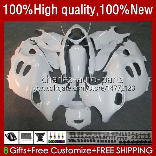 Corpo per SUZUKI KATANA GSX750F GSXF600 GSXF-600 GSXF 750 600 CC 33No.27 GSX600F 750CC 600CC Bianco lucido 03 04 05 06 07 GSXF750 GSXF-750 2003 2004 2005 2006 2007 Carene