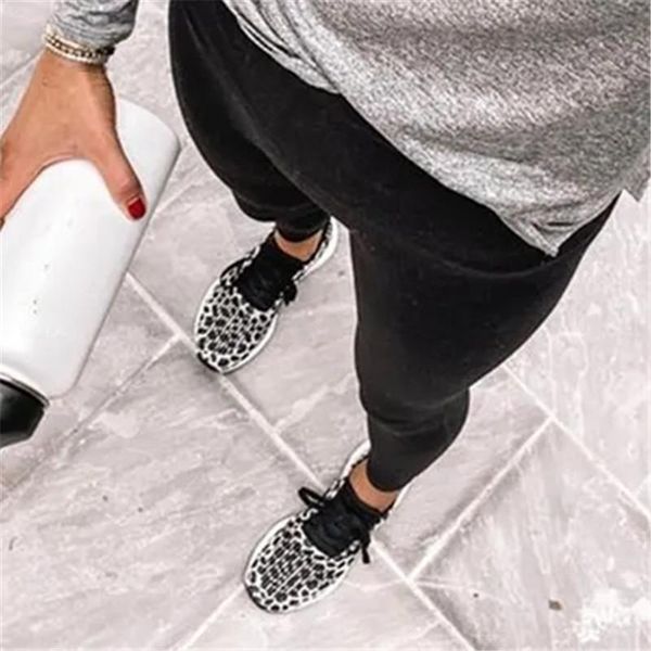 

boots women breathable non-slip sneakers fashion lace-up, Black