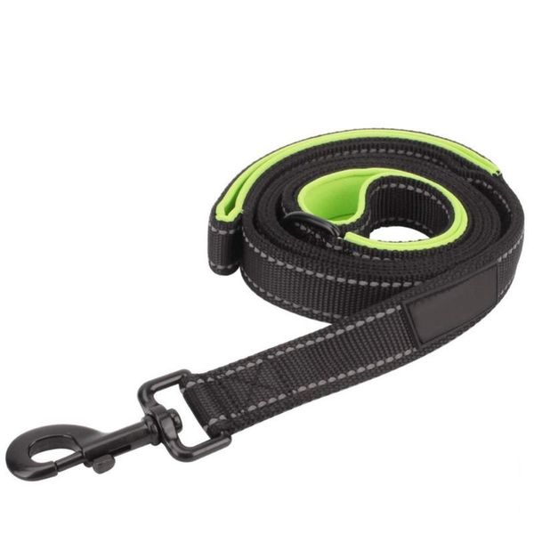 

dog collars & leashes double trickness nylon reflective pet leash for dogs walking training traction rope cats harness strap belt