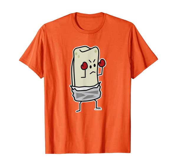 

burrito boxer fighter taco boxing beef mexican t-shirt, White;black