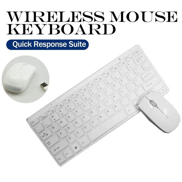

2.4g mini wireless mouse keyboard set 3v cover 1.5ma usb for 2402mhz - casual lapcomputer gamer combos
