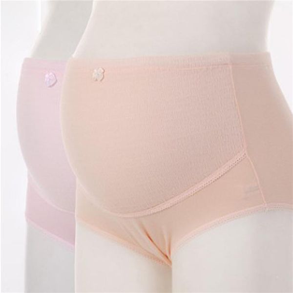 

women's panties plus size 5xl maternity briefs soft breathable high waist adjustable belly pregnancy underwear pregnant women underpant, Black;pink