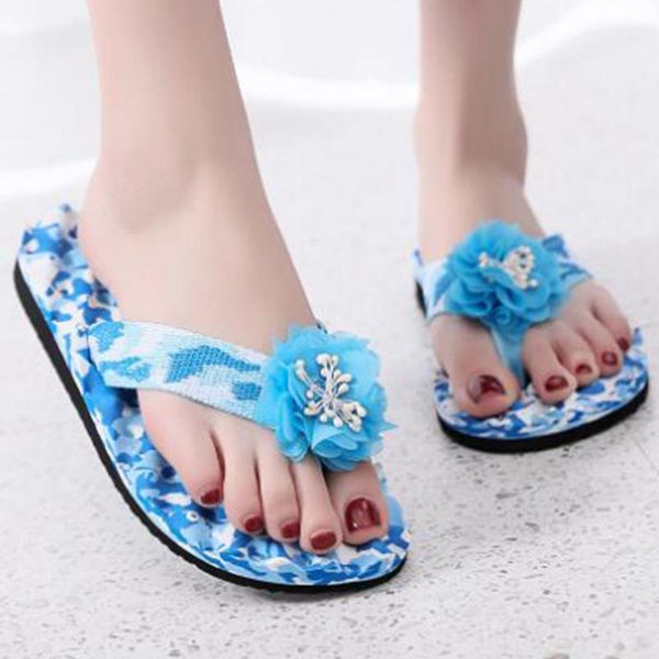 

slippers women's flat slipper fashion flowers outdoor non-slip flip flops wear-resistant casual beach shoes women sandals xx570, Black