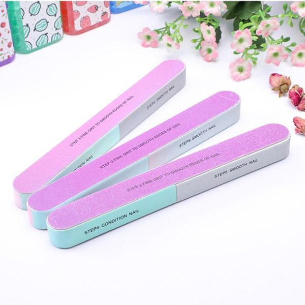 

nail drill & accessories 8pcs files professional 6 sides 7 steps buffering blocks polishing tools for lady