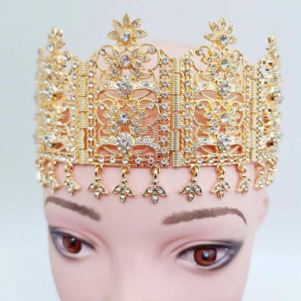 

hair clips & barrettes arab-style headchain, crystal inlaid, elegant design, fashion style, lady's birthday wedding ornaments, Golden;silver