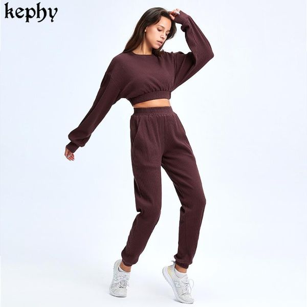 

women two piece set pullover t shirt tracksuit long pants suit 2 spring clothes outfit women's, White