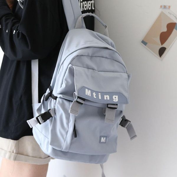 

diaper bags women nylon waterproof backpack cute female student school bag girl kawaii fashion lapbuckle ladies luxury