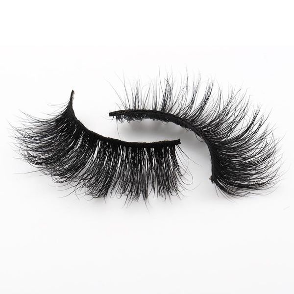

false eyelashes 25 mm mink fluffy lashes dramatic messy long makeup wholesale 25mm