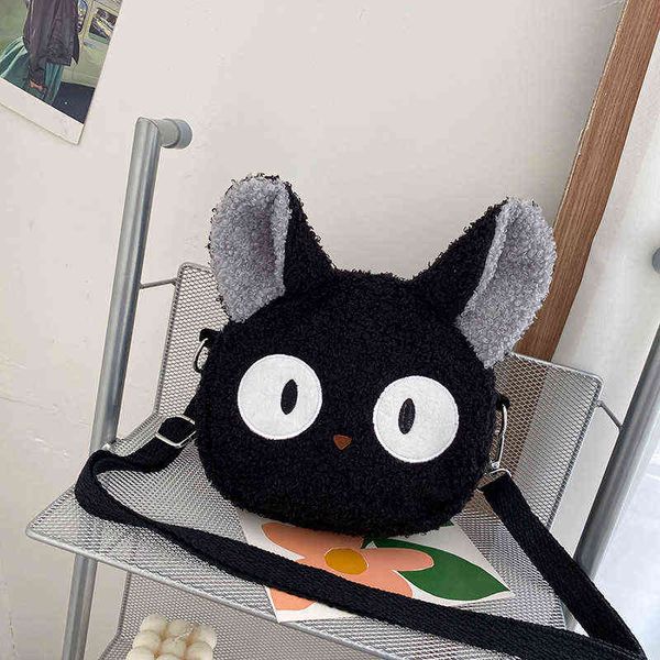 

japanese style kawaii bag women cartoon plush shoulder for 2021 new crossbody small phone&purse bolsa feminina