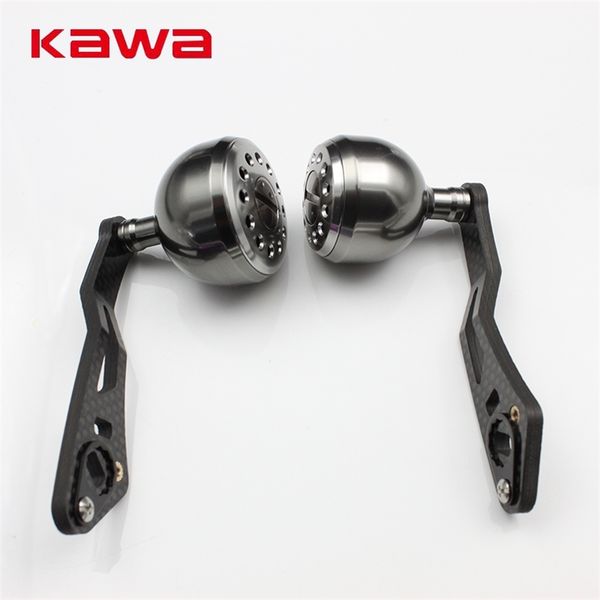 

kawa model strong carbon fiber fishing reel handle for water-drop reel, hole size 8x5mm and 7*4mm together 220215