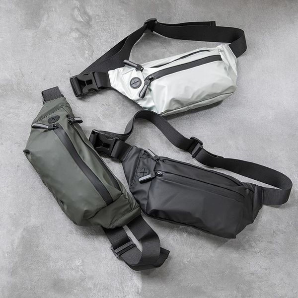 

waterproof man waist bag fanny pack fashion chest outdoor crossbody large capacity belt bags hip packs