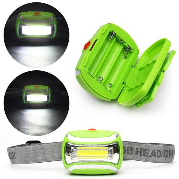 

head lamps sell mini 600lm cob led headlight headlamp lamp 3xaaa battery torch camping hiking fishing light#es