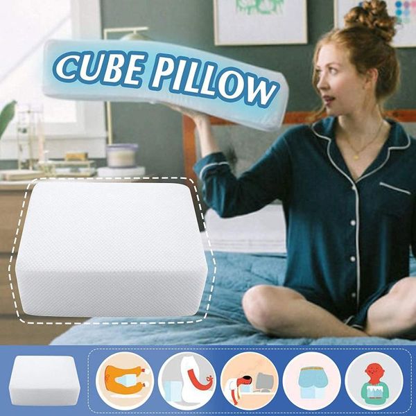 

pillow soft pad cushion neck support for vertebral protection smooth stretchy cover ergonomic memory foam