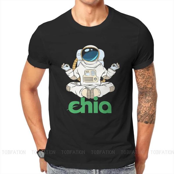 

men's t-shirts network crypto o neck tshirt chia coin fabric classic t shirt man's design fluffy, White;black