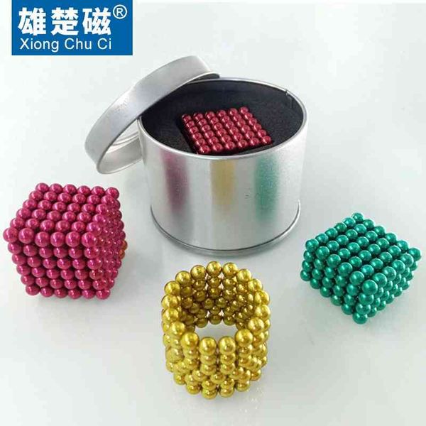 

straight 216 color 3 / 5mm fun building block magnetic bead toy buck ball