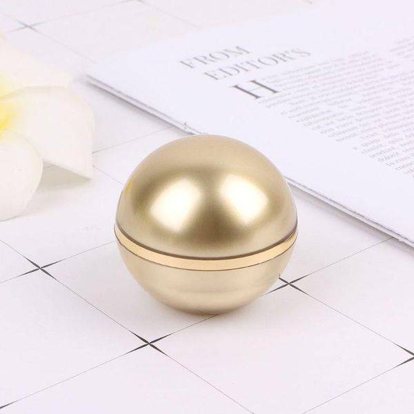 

storage bottles & jars y1uf luxury sphere cream container golden jar cosmetic acrylic smaple pot ball bottle