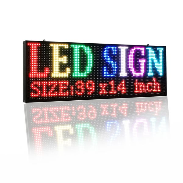 P10 LED Display RGB Full Color Ao Ar Livre Programável Programável Sinais de Mensagem