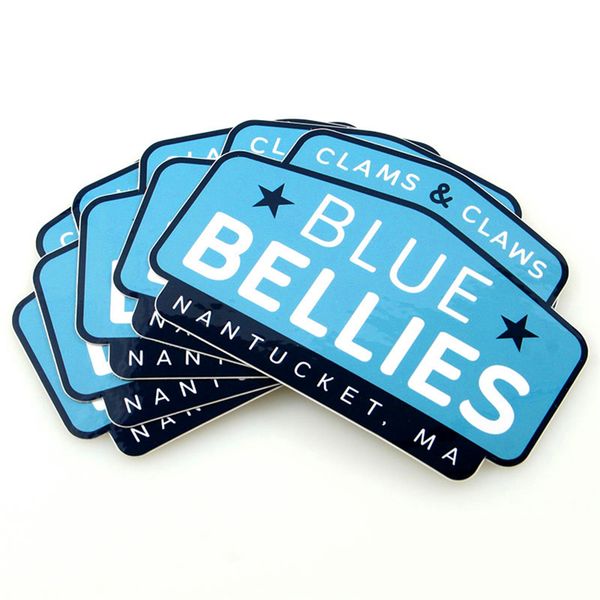 

custom label stickers printed waterproof die cut logo adhesive vinyl pvc sticker
