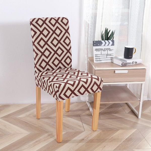 

chair covers geometric elastic seat cover removable and washable stretch banquet el dining room arm office
