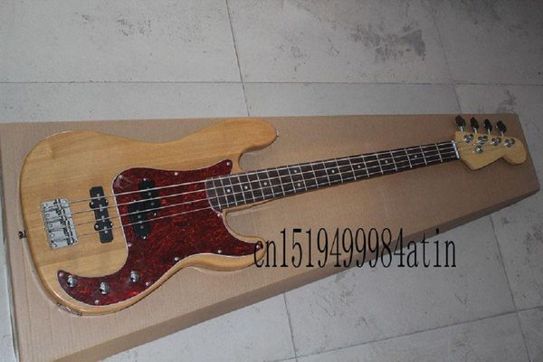 

new arrival custom guitar rosewood f precision bass guitar burlywood 4 strings natural wood bass electric guitar @18
