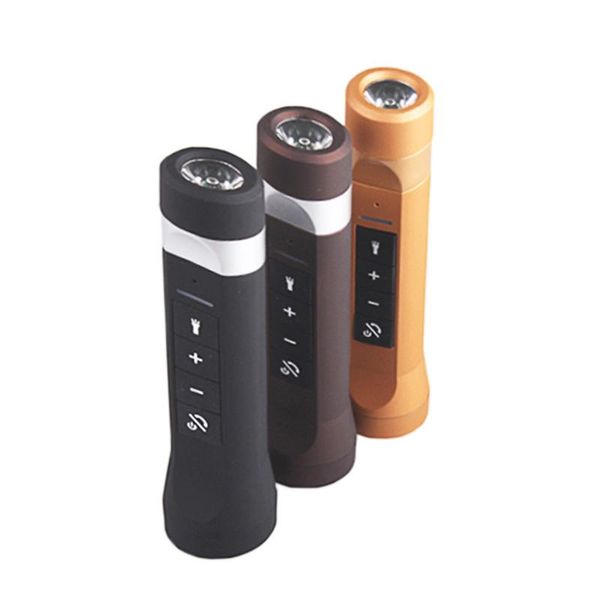 

in 1 multifunction portable speaker torch bluetooth power bank fm radio for outdoor riding cycling speakers