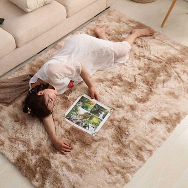 

carpets simple nordic carpet long plush soft rug for bedroom living room l23