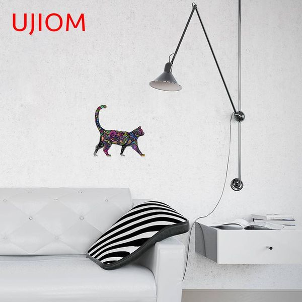 

wall stickers ujiom multicolor cat furniture home decoration bedroom living room decorations decor poster mural art