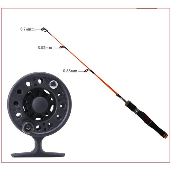 

kit ice fishing rod is portable and convenient to transport lightweigh rods boat