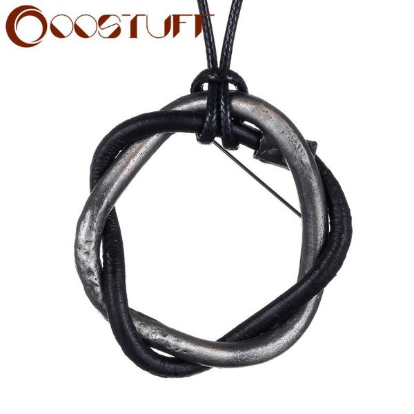 

vintage jewelry long necklace for women twist pendants decoration black rope chain christmas suspension choker 2021 wholesale pendant neckla, Silver