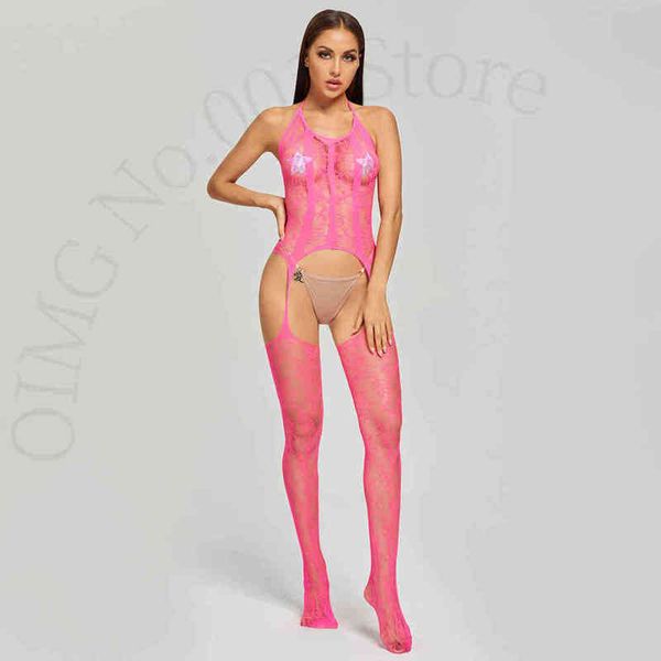 

nxy set oimg europe and the united states lingerie uniform temptation net clothing wholesale jacquard stockings pajamas 1210, Red;black