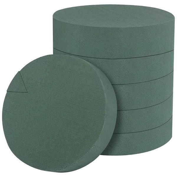 

planters & pots flower oasis foam blocks round wet diy arrangement kit for florist floral craft 4pcs