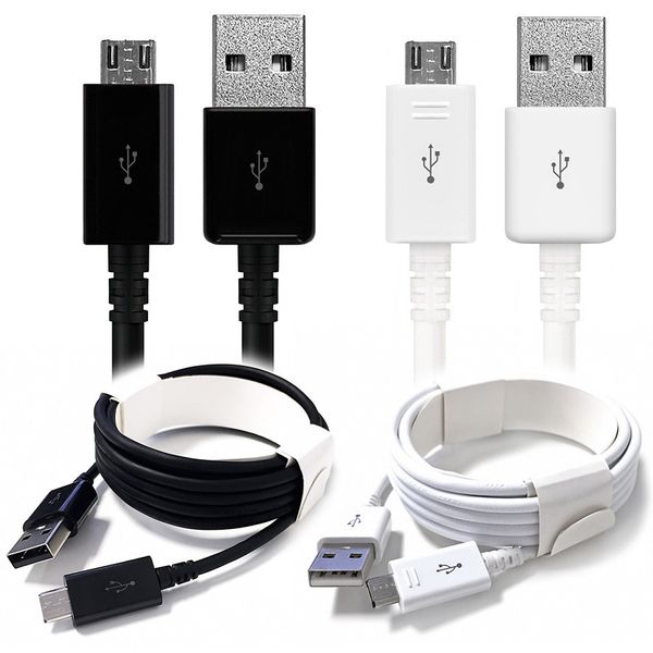 Универсальный USB-C типа C Micro USB кабельные кабельные кабели 1 м 2 м 3 м шнурной линии для Samsung S8 S10 S20 S21 Huawei Android телефона PC MP3