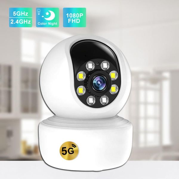 

cameras ip camera wifi 5g/2.4g video surveillance ir/color night vision two way audio motion detection home security