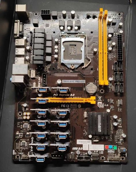 

motherboards tb250-btc pro for biostar crypto-mining motherboard