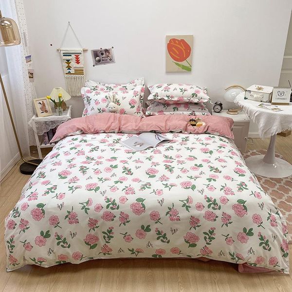 

bedding sets elka aloe cotton small fresh style four-piece set oceania
