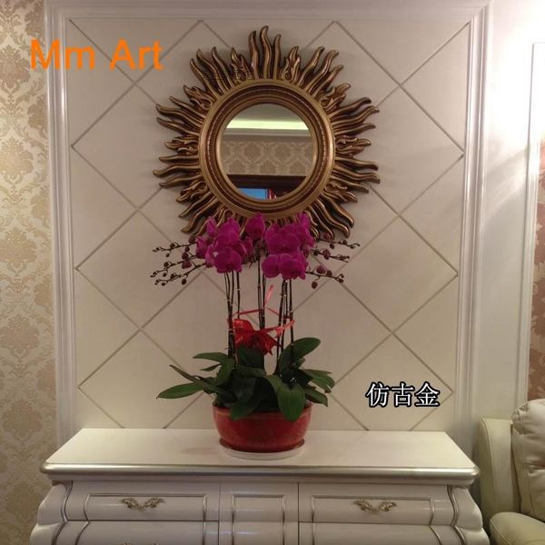 

mirrors european sunglasses american el decorative mirror retro hallway canvas frame bathroom
