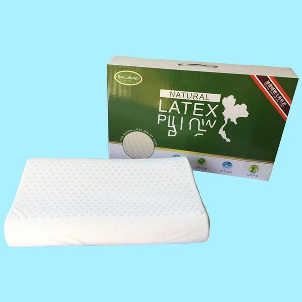 

pillow natural latex slow rebound gift memory foam health care neck for pain sleeping
