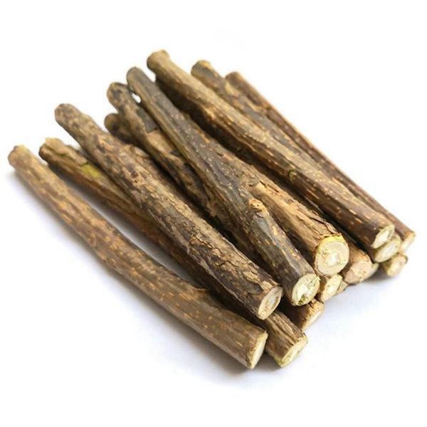 

20pcs natural silvervine sticks for catnip matatabi chew teeth molar toys cat cleaning