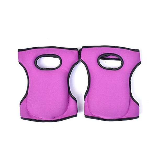 

elbow & knee pads a pair of sponge protective pads, anti-drop purple, dark green, Black;gray
