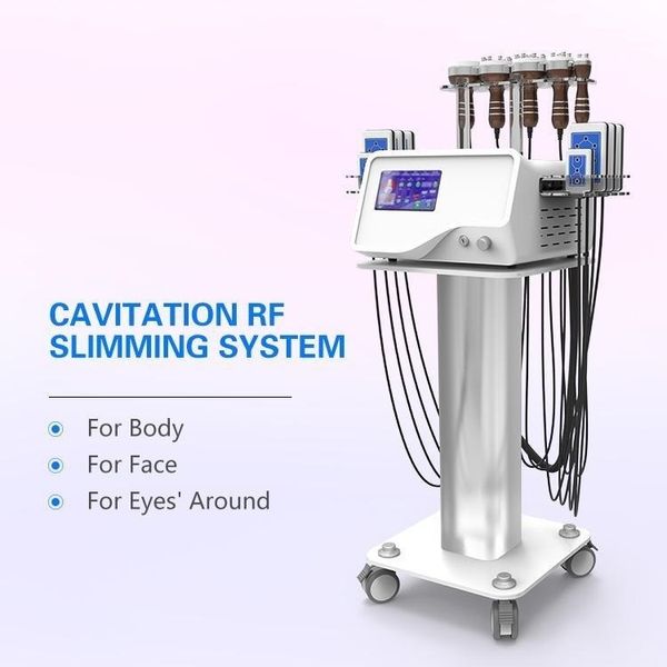 Ultraschallkavitation Abnehmen Maschine Radiofrequenzfläche Heben Lipo Laser Kryo Vakuum RF Gewicht reduzieren Körperformung