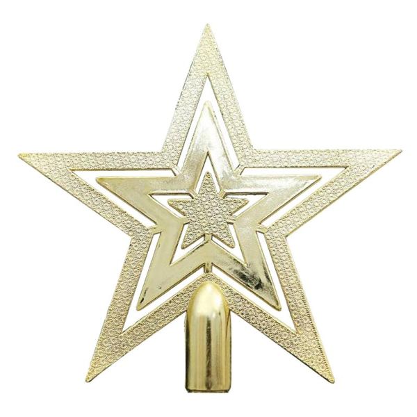 

christmas decorations 10cm tree er star happy treefestival decoration (gold)