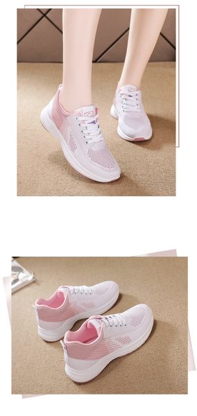 

women's shoes autumn 2021 new breathable soft-soled running shoes casual sports shoe women zd114