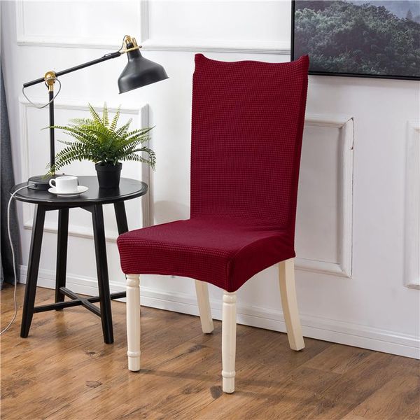 

chair covers thick knit universal cover el stretch set restaurant