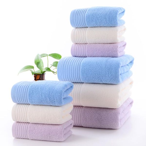 

towel natural pure cotton couple bath facial 100% soft comfortable absorbent household sports