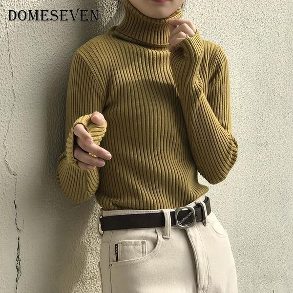 

basic turtleneck women green sweaters 2021 autumn winter korean slim pullover knitted jumper soft pull women's, White;black