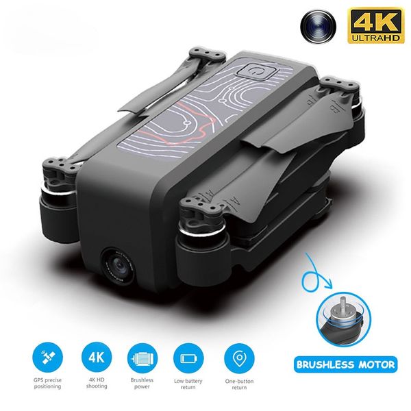 

xkj gps drone icamera2 with wifi fpv hd 4k camera professional brushless foldable quadcopter rc dron for kids gift