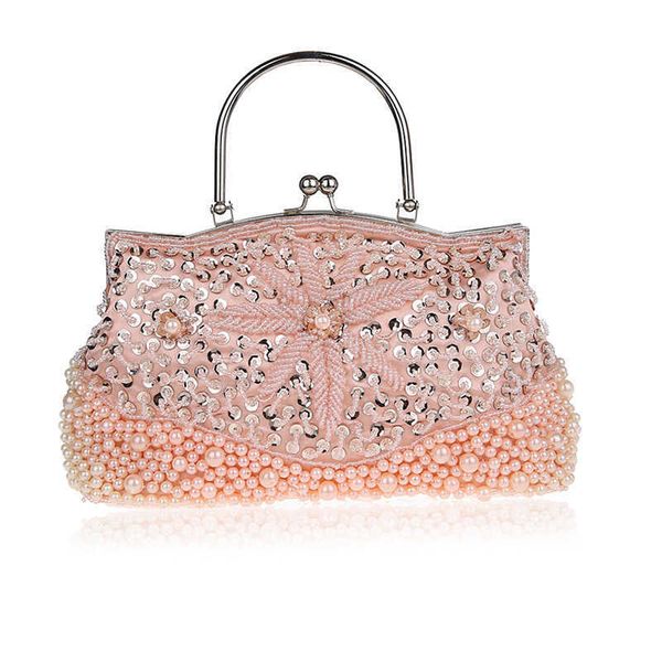

beaded bag, bright piece handmade beaded elegant and practical cheongsam bag